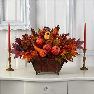 fall table centerpiece