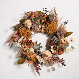 outdoor fall wreath