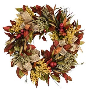 outdoor fall wreath