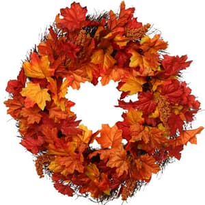 outdoor fall wreath