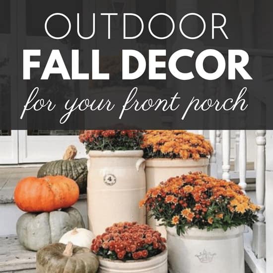 5 Stunning Front Porch Makeovers with terrific Outdoor Fall Decor