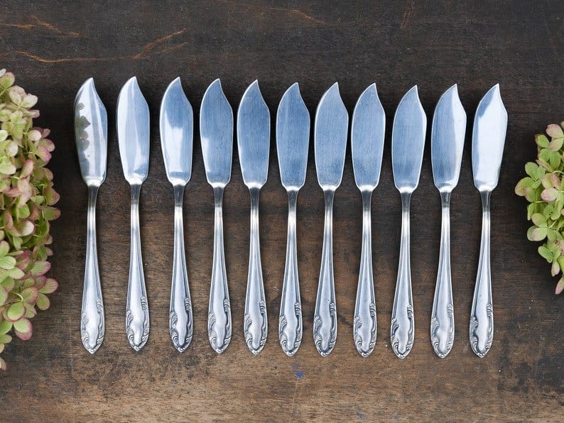 vintage fish cutlery