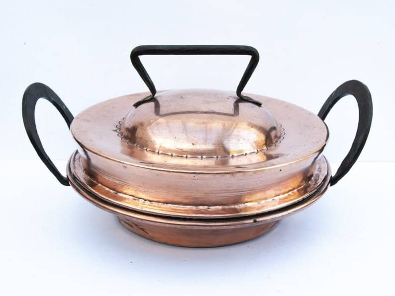 vintage copper pot